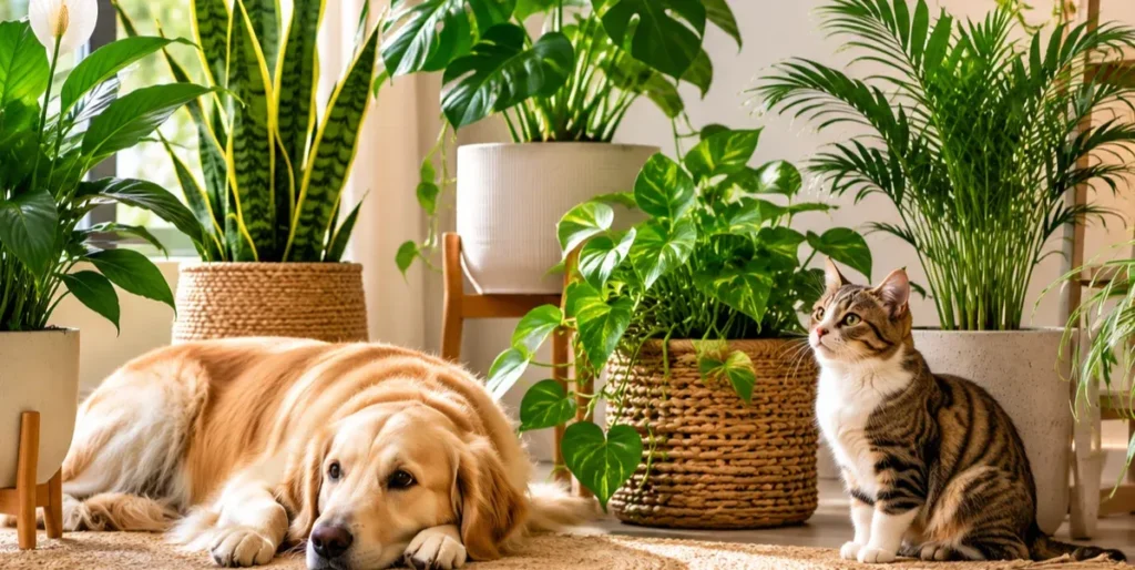 Pet friendly indoor plants for a home with pets